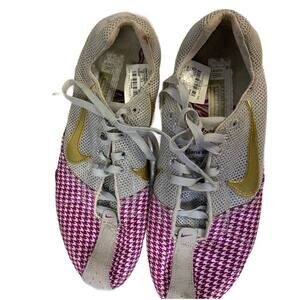Nike US Ladies Size 8 Bowerman Series Purple Gray Mesh Running Track Shoes